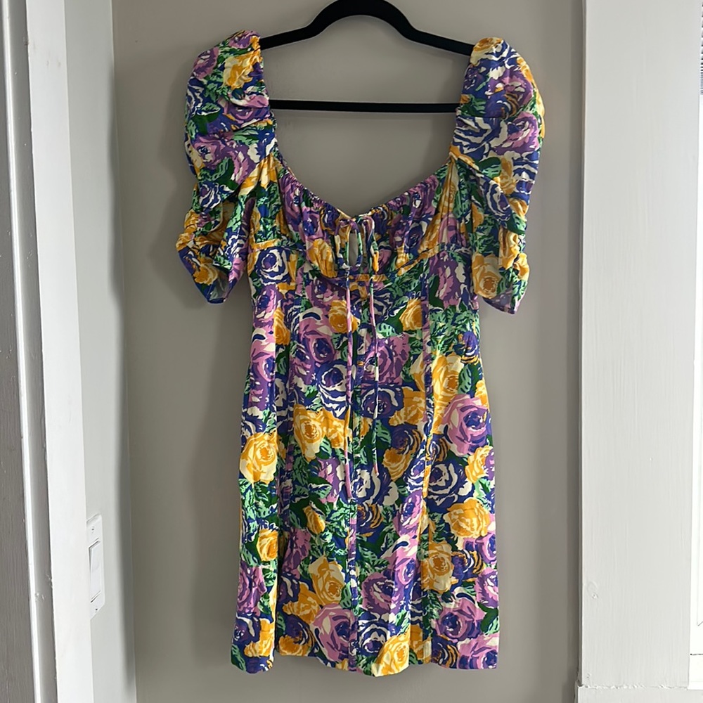 NWT Zara floral mini dress